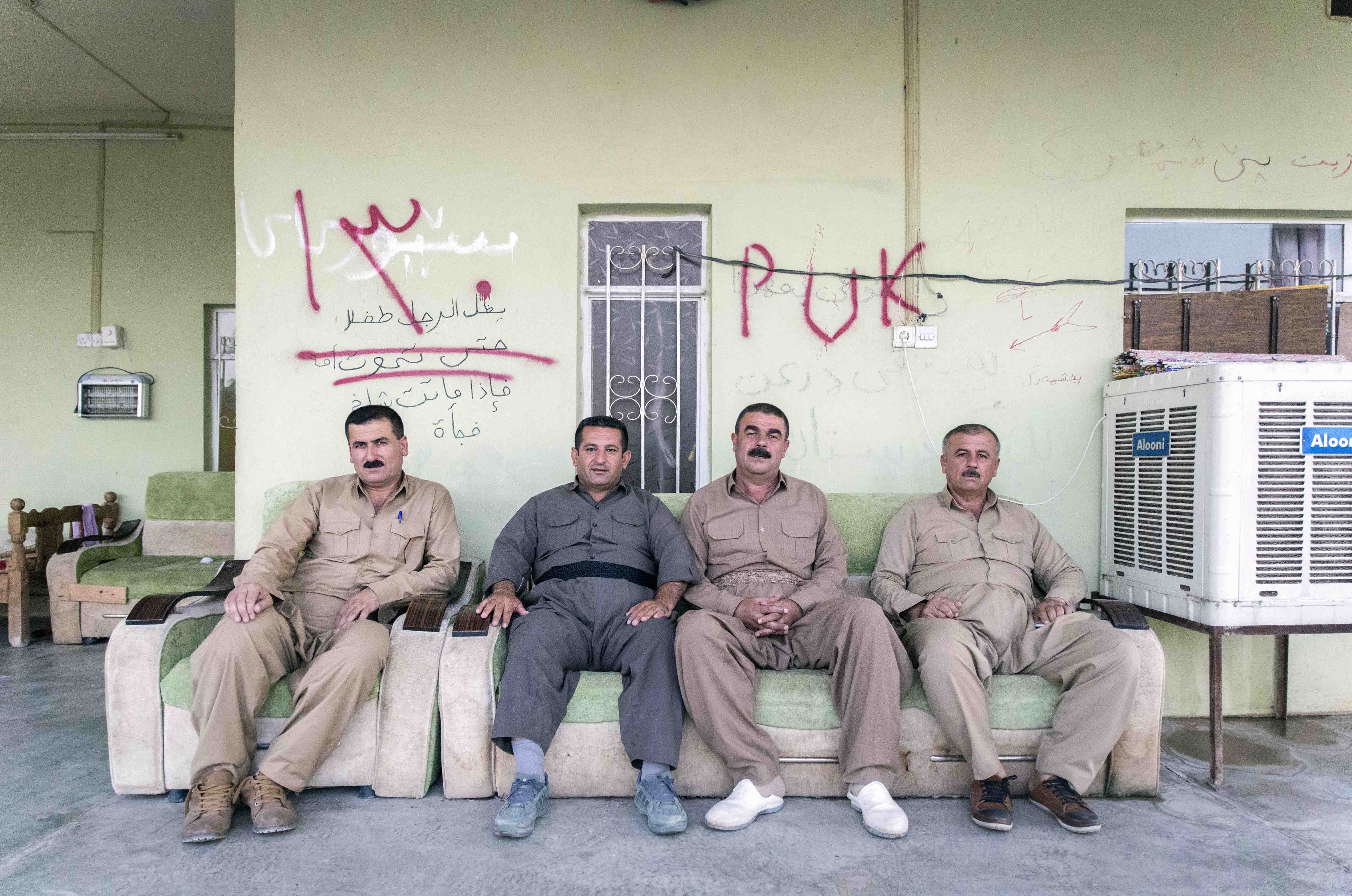 An older generation of PUK Peshmerga fighters.