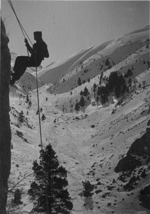 Pyrenees Regiment No. 1 on training exercises. https://www.facebook.com/606201522730252/photos/pb.606201522730252.-2207520000.1445134712./606640706019667/?type=3&permPage=1