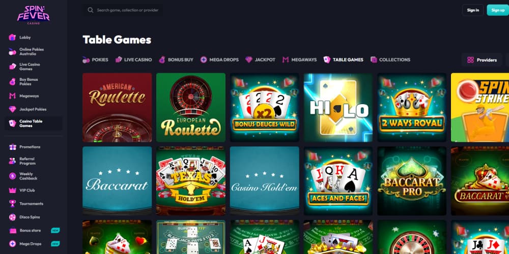 Spin Fever Roulette