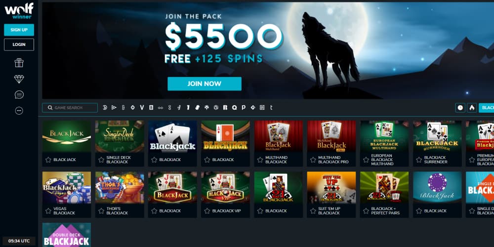 Wolf Winner Blackjack